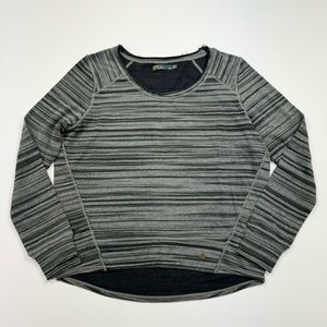 Women’s prAna Long Sleeve Striped T-Shirt Size Medium